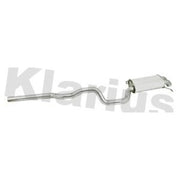 Klarius Box With Tail Pipe Rear fits VW Multivan 2003-2015 2.0 2.5
