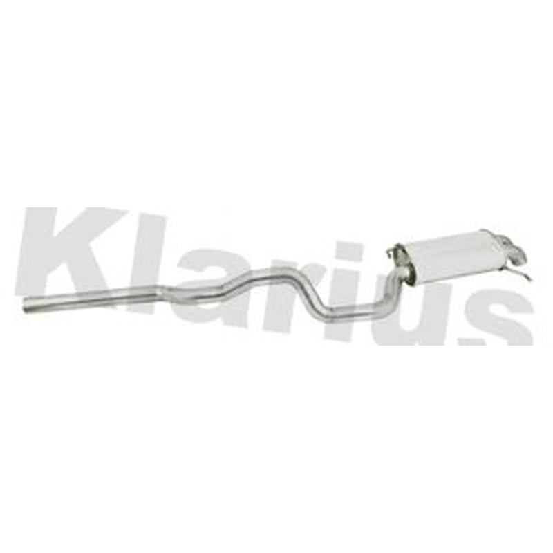 Klarius Box With Tail Pipe Rear fits VW Multivan 2003-2015 2.0 2.5