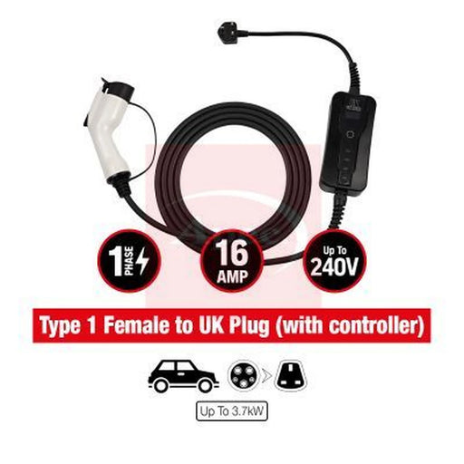 Apec Electric Vehicle Charging Cable Charging plug type 1 AEC104