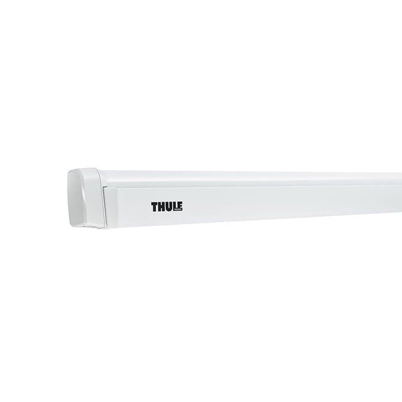 Thule 4200 4.50x2.00m Wall Awning White with Fabric Finish Mystic Grey