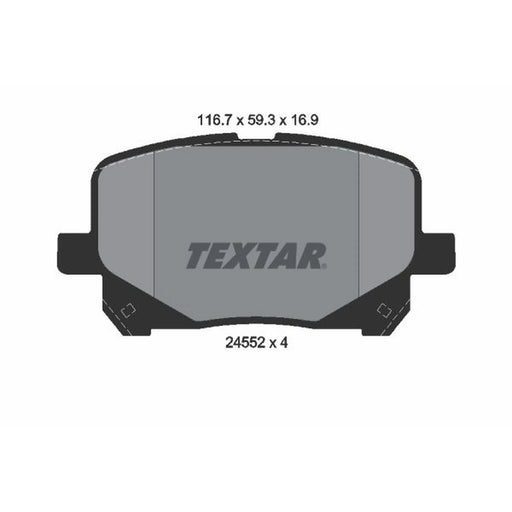 Textar Front Brake Pad Set 2452201
