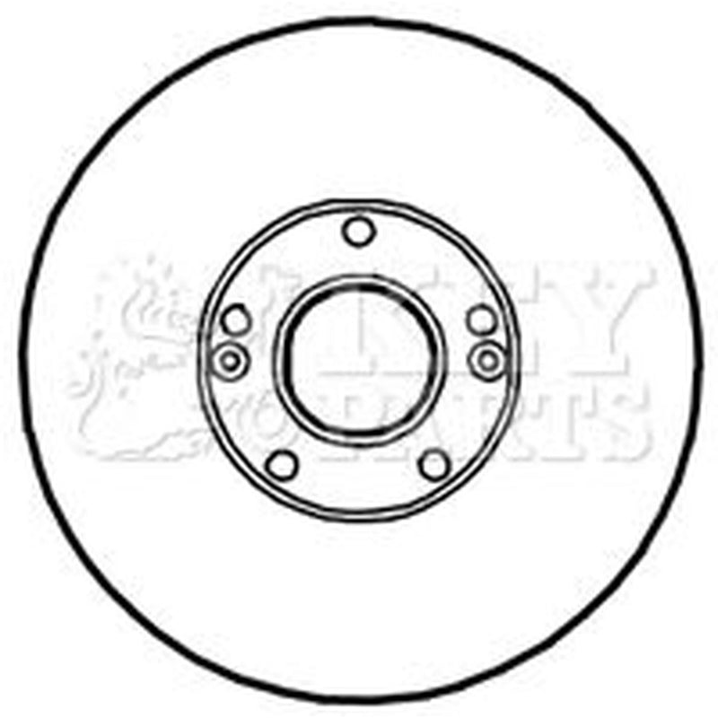 Key Parts Front & Rear Brake Discs & Pads fits Hyundai I30 2011-2017 1.4 1.6