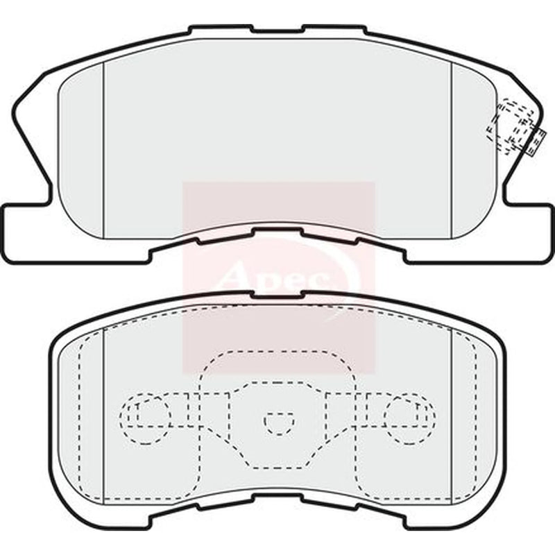 Apec Front Brake Pad Set PAD1148