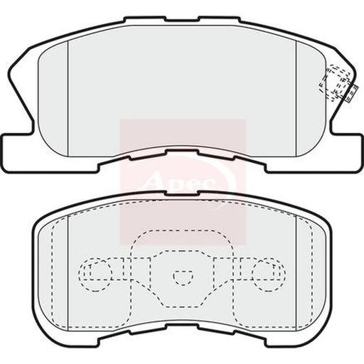 Apec Front Brake Pad Set PAD1148