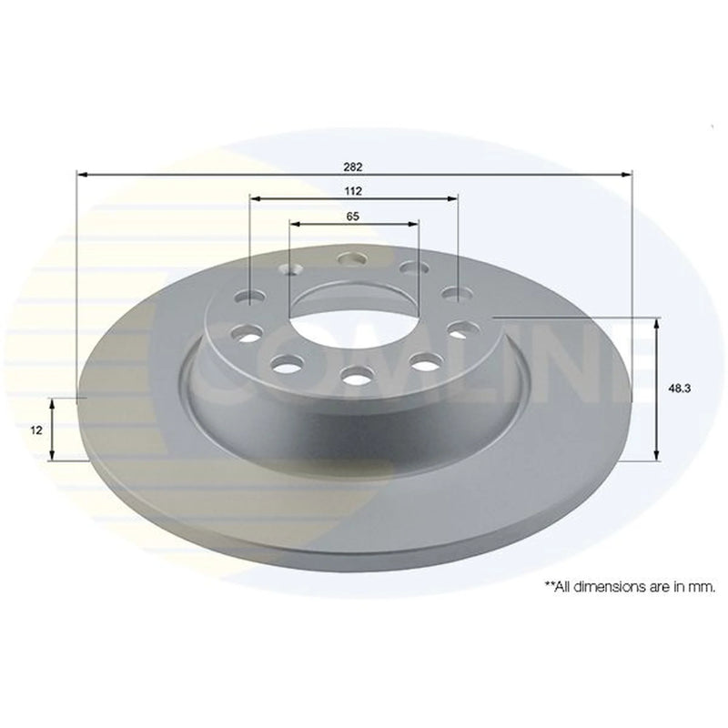 Comline Front & Rear Brake Discs & Pads fits VW Sharan 2010-2022 1.4 2.0