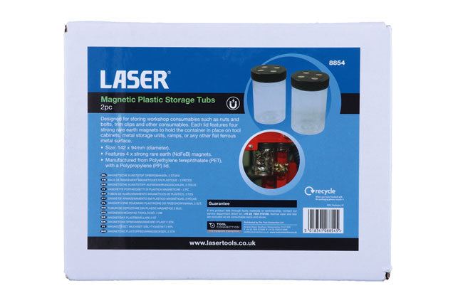 Laser Magnetic Plastic Storage Tubs 2pc Laser - Dynamic Drive