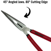 Teng Tools Bent Long Nose Plier 200mm Teng Tools - Dynamic Drive