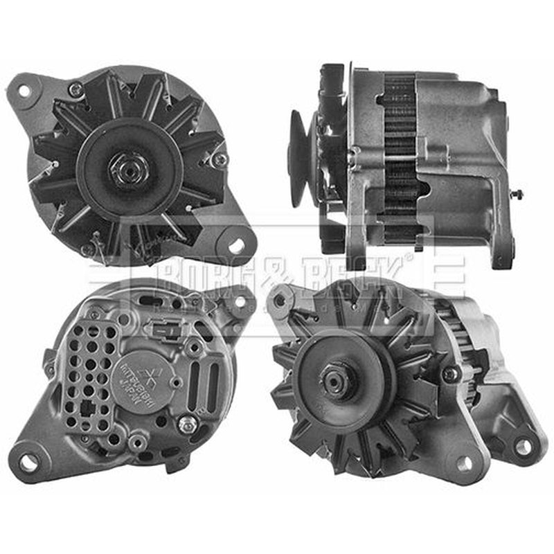 Borg & Beck Car Alternator 12V fits Nissan Bluebird 1980-1983 1.6 1.8