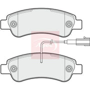 Apec Rear Brake Pad Set PAD2037