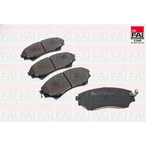 FAI Front Brake Pad Set fits Ford Ranger 1999-2012 2.5 3.0