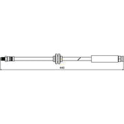 NAPA Brake Hydraulic Hose Line Rear fits Citroën Relay III 2006-2023 2.0 2.2 3.0