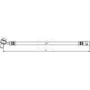 Apec Brake Hydraulic Hose Line Rear fits Opel Insignia A 2009-2017 2.8