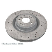 Blue Print 2 x Vented Front Brake Discs ADU174366-x2