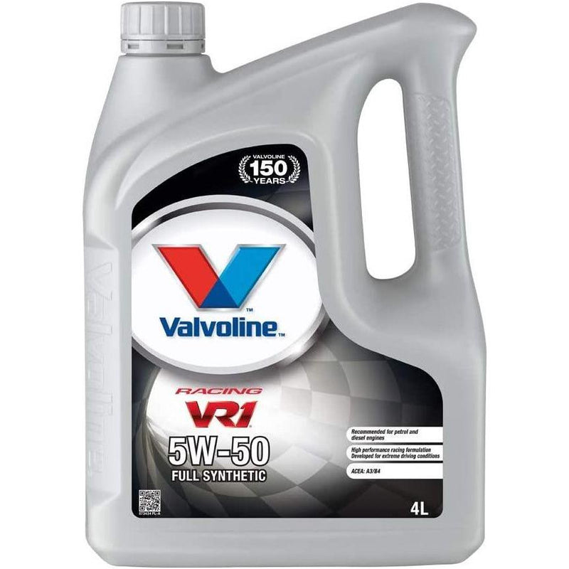 5w50 Fully Synthetic Valvoline VR1 Racing 5W50 - 4 Litre Engine Oil - 873434 Valvoline - Dynamic Drive