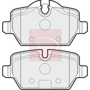 Apec Rear Brake Pad Set fits BMW 1 2004-2012