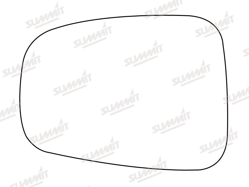 Summit Stick-On Standard Mirror Glass fits Citroen C8, Fiat Ulysee, Lancia Phedra Peugeot 807 LHS Summit - Bars 4 Cars