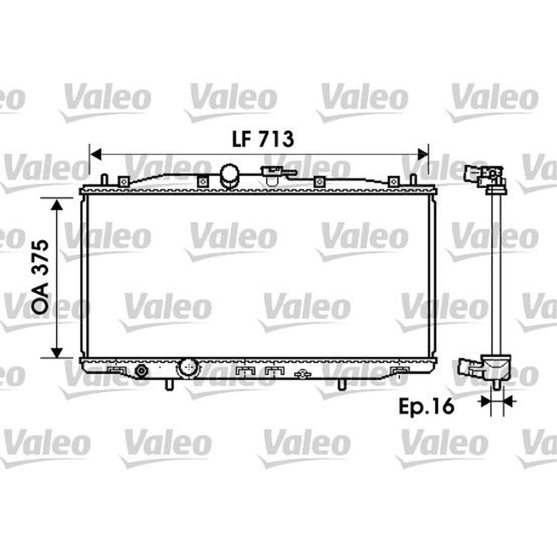 Valeo Engine Radiator 734703