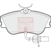 Apec Front Brake Pad Set fits VW California T4 Camper 1994-2002 1.9 2.4 2.5