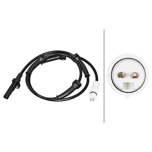 Hella ABS Wheel Speed Sensor Rear fits Opel Vivaro A 2001-2014 1.9 2.0 2.5