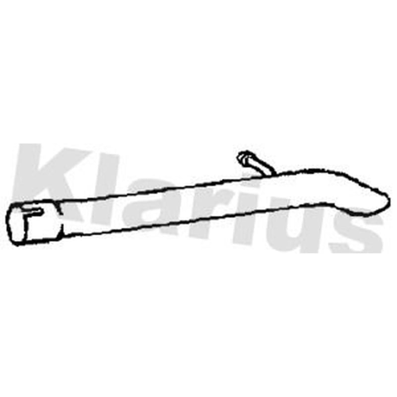 Klarius Exhaust Pipe OD fits Ford Focus III 2010-2020 1.5 1.6