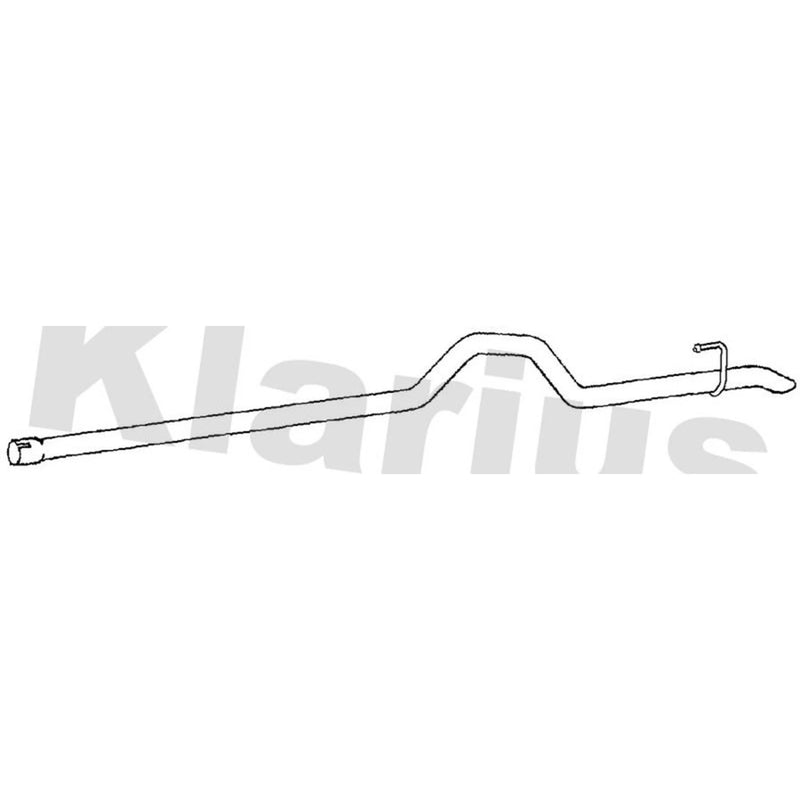 Klarius Exhaust Pipe OD fits VW Crafter 30-50 2006-2013 2.5