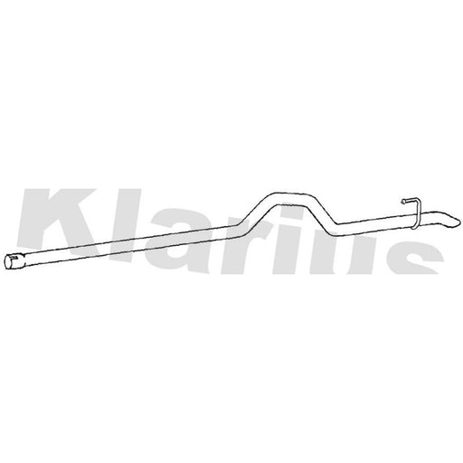 Klarius Exhaust Pipe OD fits VW Crafter 30-50 2006-2013 2.5