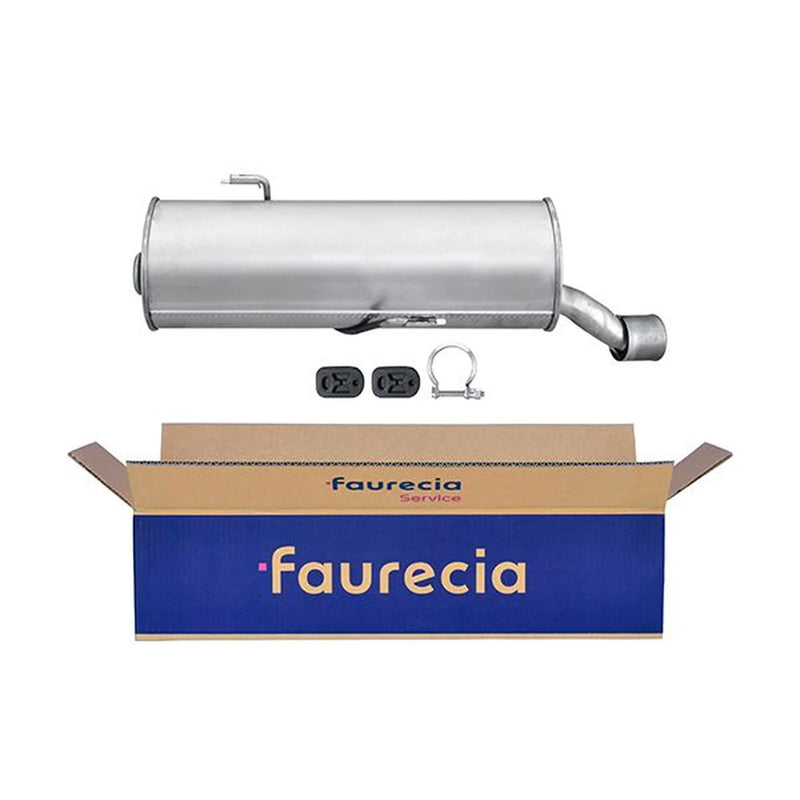 Hella End Silencer Rear fits Peugeot 206 1998-2012 1.1 1.4 1.6