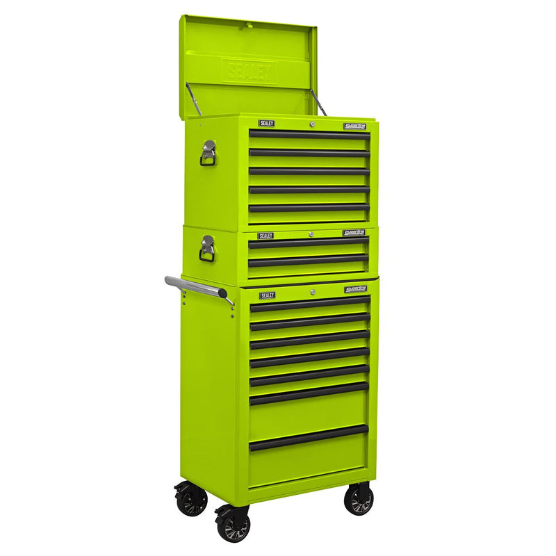 Superline Pro Superline PRO Topchest 5 Drawer - Green/Black AP26059THV Superline Pro - Dynamic Drive