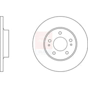 Apec 2 x Solid Rear Brake Discs SDK6799-x2