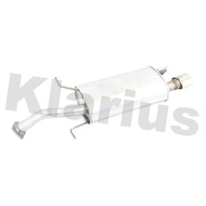 Klarius Box With Tail Pipe Rear fits Volvo S40 I 1995-2003 1.6 1.8 1.9 2.0