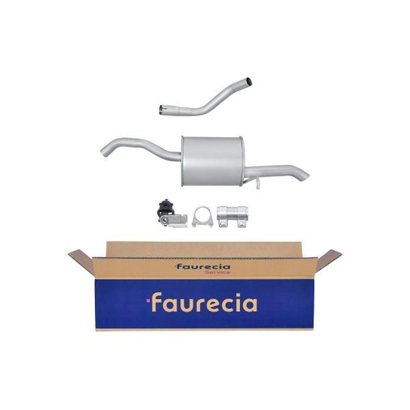 Hella End Silencer Rear fits Renault Captur I 2013-2019 1.2 1.5
