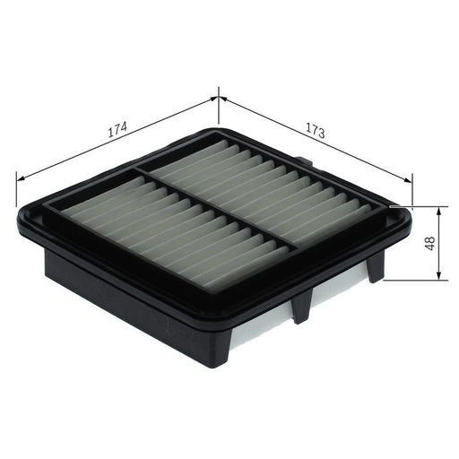 Bosch Engine Air Filter fits Honda Civic X 2017-2022 1.0