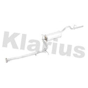 Klarius Box With Tail Pipe Rear fits Toyota Starlet 1984-1989 1.0
