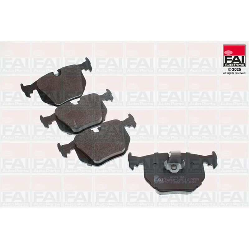 FAI Rear Brake Solid Discs & Pads fits Land Rover Range Rover 2002-2012 3.0 4.4