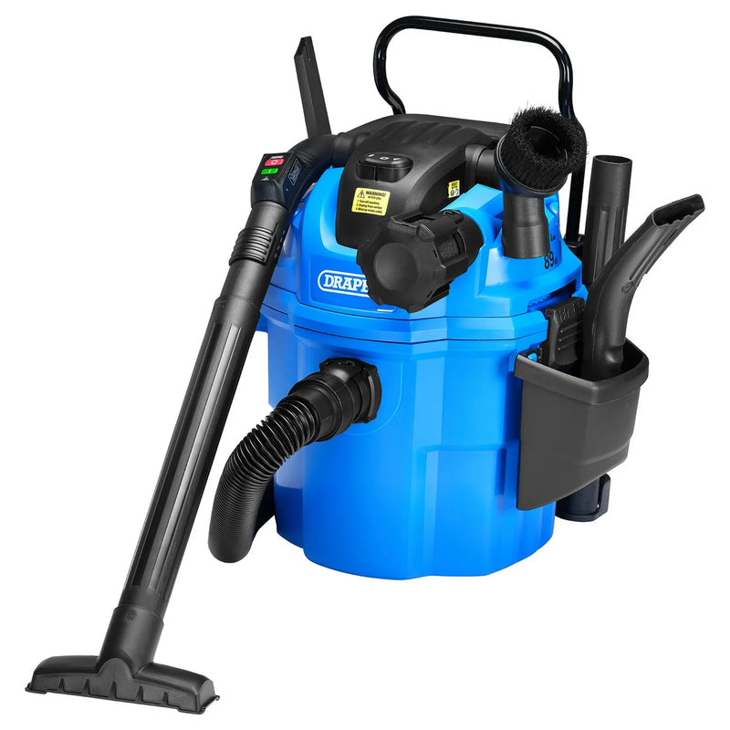 Draper Wall Mounted Wet and Dry Vacuum Cleaner 1500W 18L