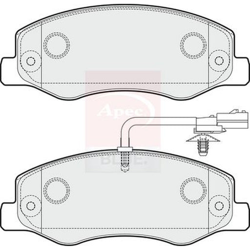 Apec Rear Brake Pad Set fits Nissan Interstar 2021-2024