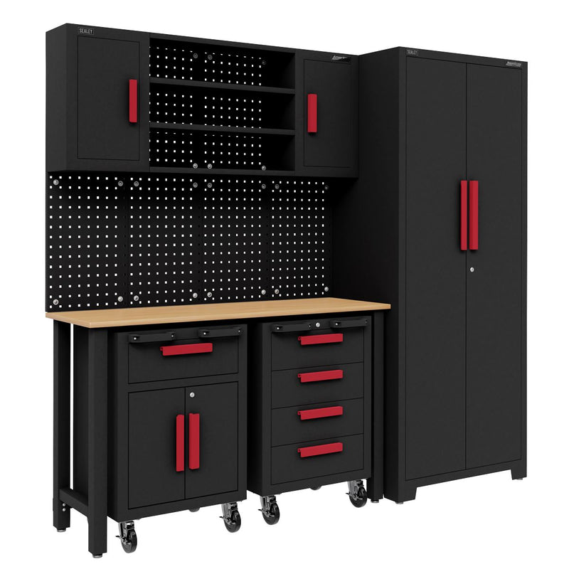 American Pro Complete Garage Storage System with 2 Mobile Trolleys APMS12OP American Pro - Dynamic Drive