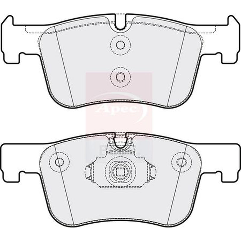 Apec Front & Rear Brake Discs & Pads fits BMW 1 Sports Hatch 2011-2019