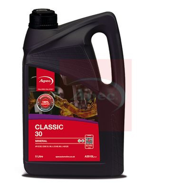 Apec Engine Oil 5L SE 30
