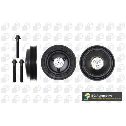 BGA Belt Pulley Set, Crankshaft 168mm fits Ford Transit 2006-2014 2.4