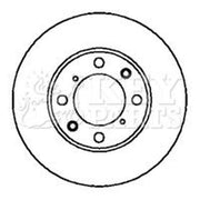 Key Parts Rear Brake Discs & Pads fits Honda Civic VI Fastback 1994-1997 1.6