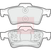 Apec Rear Brake Discs & Pads fits Nissan Primera 2002-2008 1.6 1.8 1.9 2.0 2.2