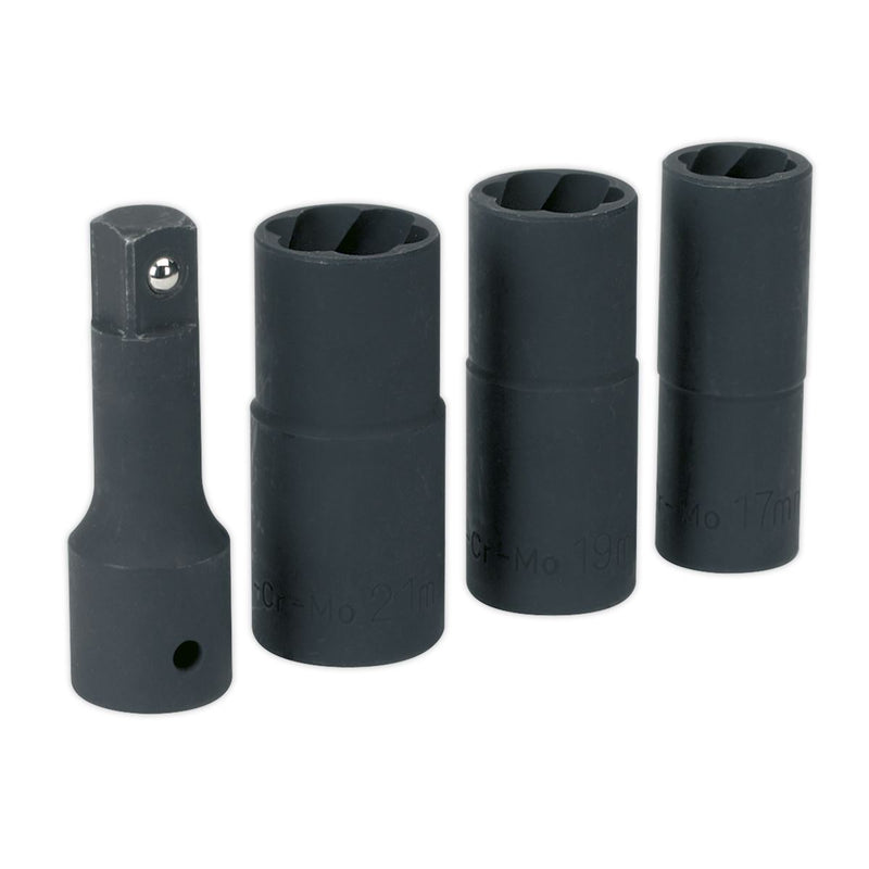 Sealey Impact Wheel Nut/Removal Flip Sockets 1/2"Sq Drive SX271 Sealey - Dynamic Drive