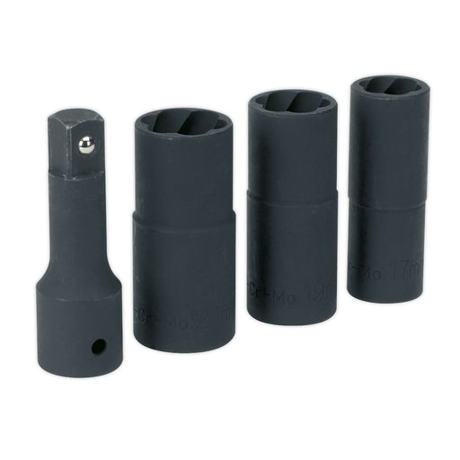 Sealey Impact Wheel Nut/Removal Flip Sockets 1/2"Sq Drive SX271 Sealey - Dynamic Drive