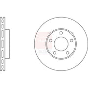 Apec Front Vented & Rear Vented Brake Discs & Pads fits Mazda 3 2008-2014 1.6