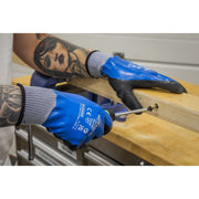 Worksafe Worksafe Waterproof Latex Gloves, Large - Pack of 6 Pairs SSP49L/6 Worksafe - Dynamic Drive