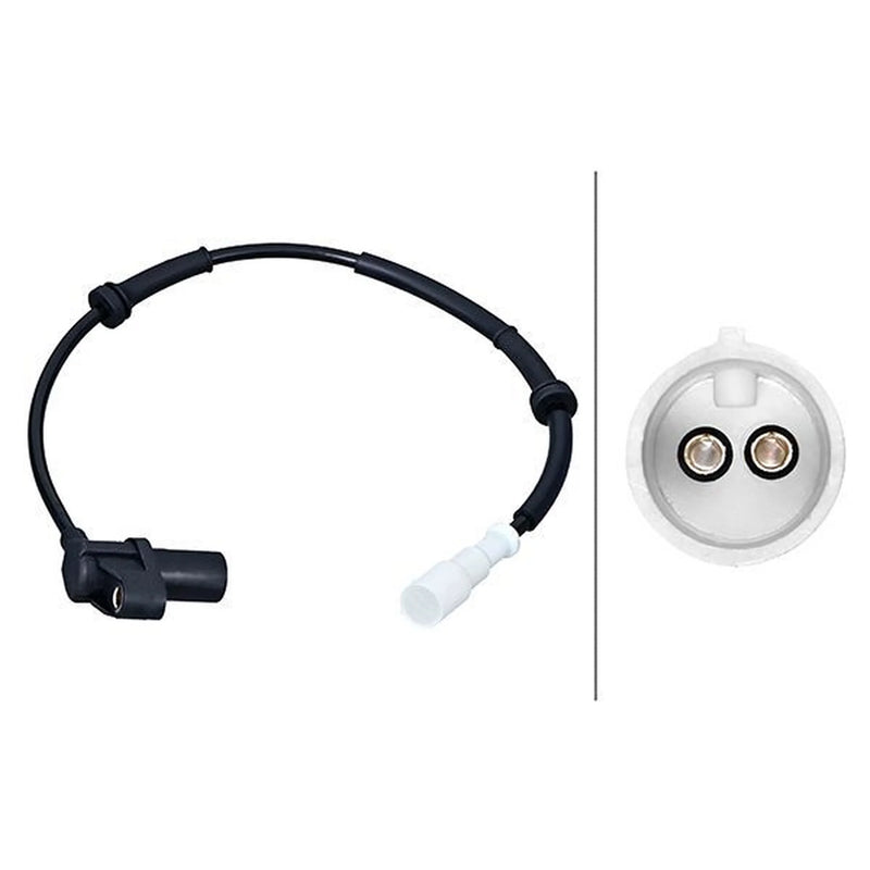 Hella ABS Wheel Speed Sensor Front fits Renault Kangoo 1997-2018