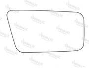 Summit Stick-On Standard Mirror Glass fits Nissan Sunny, Cherry Micra RHS Summit - Bars 4 Cars