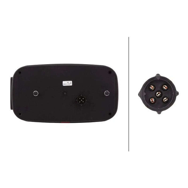 Hella Tail Light / Lamp P21/5W Left