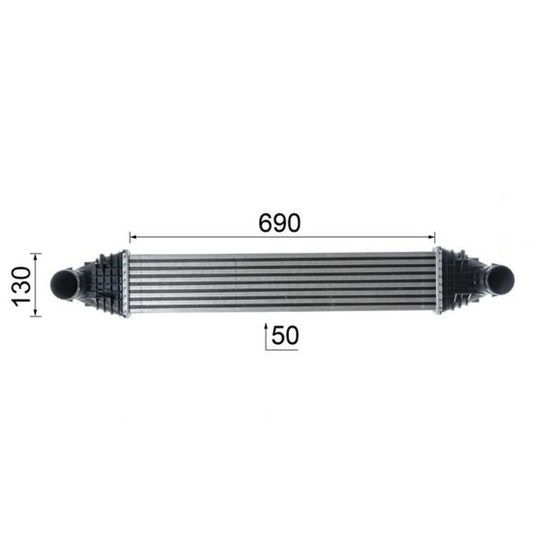 Mahle Intercooler (Charge Air Cooler) fits Ford Fiesta VI 2013-2017 1.6